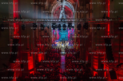 Gdansk. Centrum Sw. Jana. Koncert pt. Cała Polska...