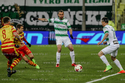 Stadion Energa Gdańsk. Mecz XXI Kolejki Lotto Ekstraklasy...