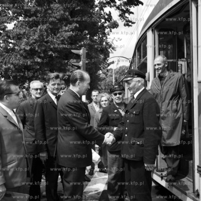 Otwarcie wiaduktu Blednik w Gdansku. Kwiaty i zyczenia...