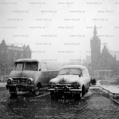 Parking na Placu Gorkiego (później City Forum) w...