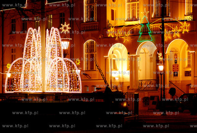 W Wejherowie swiateczne. Wejherowski rynek i deptak...
