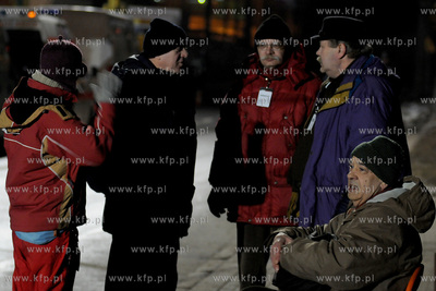 Plan zdjeciowy filmu o masakrze robotnikow na Wybrzezu...