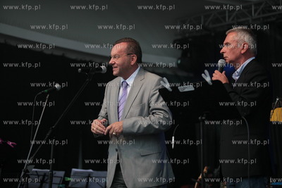 Polnord Music Festival na molo w Sopocie. Nz. prezes...