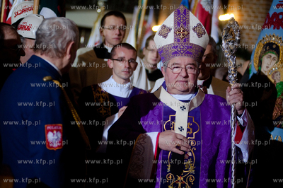 Obchody Grudnia70. Msza swieta  w Bazylice Sw. Brygidy...