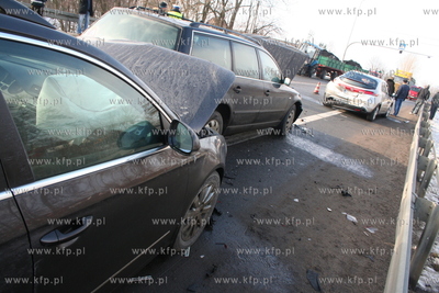 Na krajowej "siodemce" w miejscowosci Solnica niedaleko...