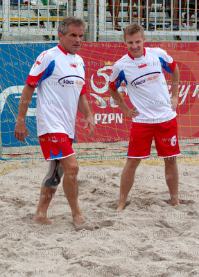 Mecz gwiazd w ramach Finalu Mistrzostw Plazowej Pilki...