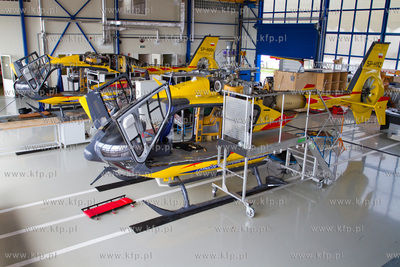 Port Lotniczy Goleniów. Nz. Eurocopter EC-135 Lotniczego...