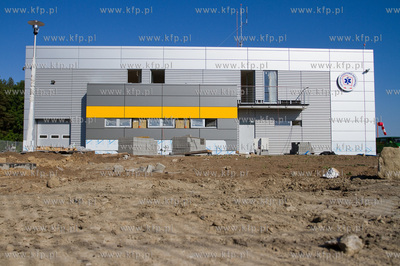 Port Lotniczy Gdansk im. Lecha Walesy. Nz. Nowo budowana...