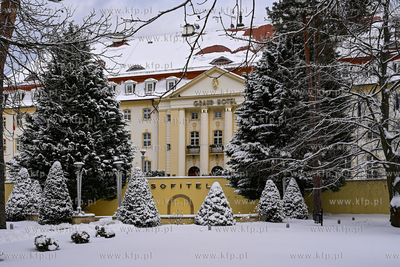 Sopot. Centrum Sopotu i Park Północny po obfitych...