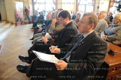 Gdansk, budynek Rady Miasta Gdanska. Spotkanie radnych...