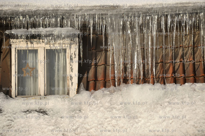 Sople na Domu Mlynarza na ul. Kartuskiej 213 w Gdansku....