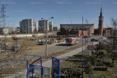 Gdańsk Chełm. Okolice Pasażu Chełmskiego na ul....