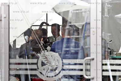 Gdansk. Restauracja Stacja de Luxe. Pilkarze reprezentacji...