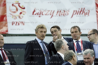 Gdansk. PGE Arena. Mecz towarzyski Polska- Dania. Nz....