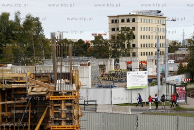 Budowa linii Pomorskiej Kolei Metropolitalnej. Nz....