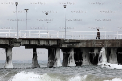 Molo w Gdansku Brzeznie.
27.01.2014
fot. Krzysztof...