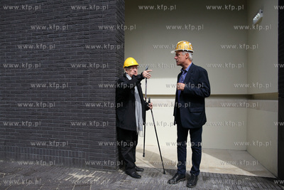 Rezyser Andrzej Wajda w Teatrze Szekspirowski w Gdansku....