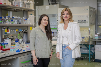 Doktorantka Marta Zimna, Dr hab. Ewelina Król z Wydziału...