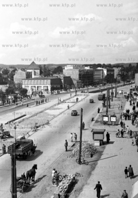 Ulica Grunwaldzka w Gdansku - Wrzeszczu. (0003152z)...