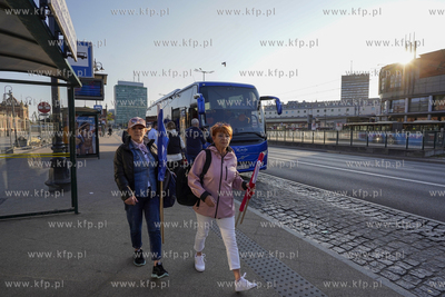 Gdańsk, okolice Dworca Głównego PKP.  Pomorze jedzie...