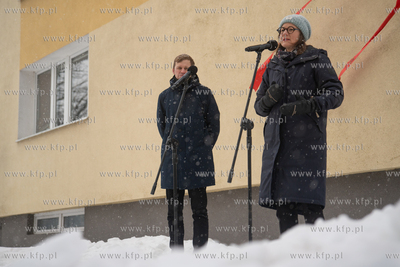 Gdansk. Morena. Odsłonięcie tablicy upamiętniającej...