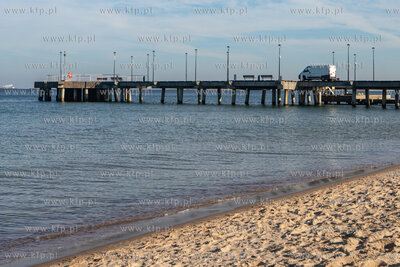 Remont mola w Gdańsku Brzeźnie. 25.10.2021 fot. Anna...