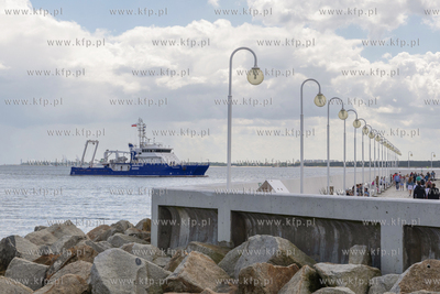 Sopot. Molo. Po 33-dniowej ekspedycji za północne...
