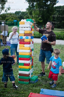 Gdansk. Park im. Ronalda Reagana. Festyn Psychologiczny,...