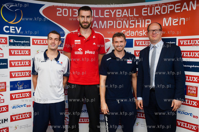 Gdansk. Hotel Mercure. Konferencja prasowa poprzedzajaca...
