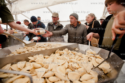 Gdansk. Targ Weglowy. Wielka Sobota. Sniadanie wielkanocne...
