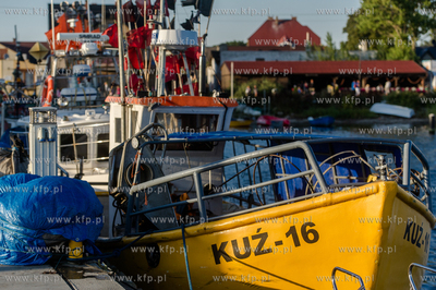 Port rybacki w Kuznicy. 19.08.2015 fot. Mateusz Ochocki...