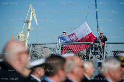 Port Wojenny w Gdyni Oksywie. Uroczystosc objecia obowiazkow...