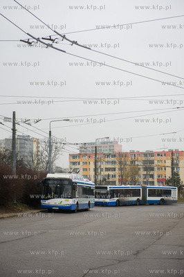 Gdynia. Wezeł przesiadkowy im Frańciszki Cegielskiej.
03.02.2017
fot....