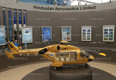 Berlin, ILA Air Show 2008. Nz. ekspozycja Hindustan...