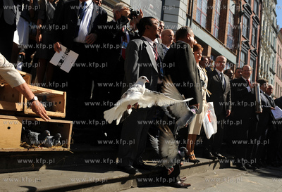 Gdansk. Dwor Artusa. 70 rocznica wybuchu II Wojny Swiatowej....