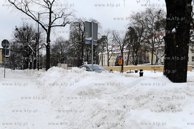 Sopot. Kolejne opady sniegu zasypaly Sopot. 15.12.2010...