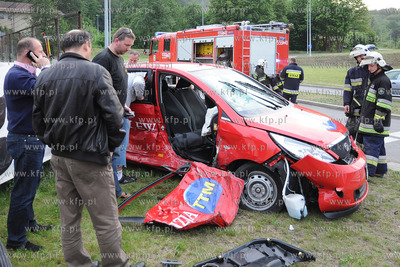 Wypadek na drodze krajowej nr 6 na granicy Rumi i Redy....