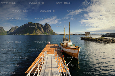 Norwegia , Lofoty, Sakrisoy, polnocna czesc kraju,...