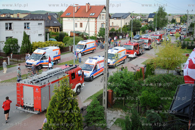 W Domu Opieki w Rumi doszlo do pozaru w pomieszczeniu...