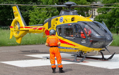 Misja Lotniczego Pogotowia Ratunkowego Gdansk, ladowisko...
