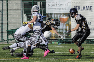 Sopot. Stadion Ogniwo Sopot. Mecz futbolu amerykanskiego...