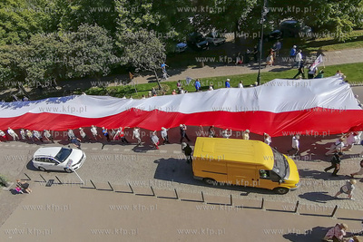 Gdańsk. Święto Wolności i Solidarności. Przemarsz...