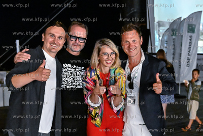 Sopot. BNP Paribas Kino Letnie Sopot-Zakopane. Kawiarnia...