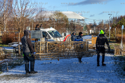 Przygotowania do otwarcia Lumina Park na terenie Międzynarodowego...