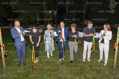 Sopot, Park Północny. Odsłonięcie rzeźby Andriusa...