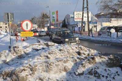 Gdansk. Siedlce. Skrzyzowanie ul. Kartuskiej z Lostowicka...