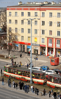 Gdansk. Wrzeszcz. Przystanek tramwajowy na al. Grunwaldzkiej...