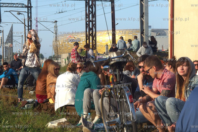 Gdansk Dolny Wrzeszcz. Festiwal Streetwaves. Krol koncert...