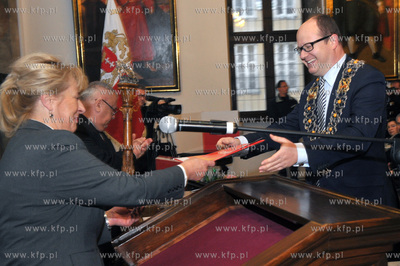 Inauguracyjna sesja Rady Miasta Gdanska w Wielkiej...