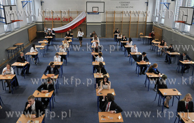 Egzamin maturalny w Gdanskim Liceum Autonomicznym....